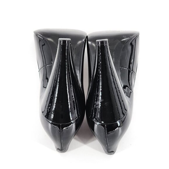 MARC by MARC JACOBS Black Patent Leather Peep Toe Pumps - Picture 8 of 9